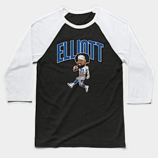 Ezekiel Elliott Caricature Baseball T-Shirt